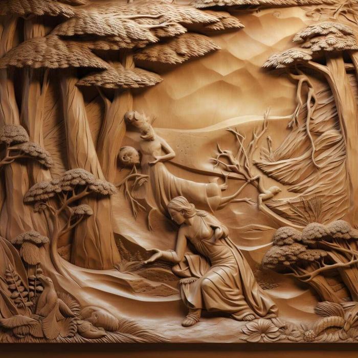 نموذج ثلاثي الأبعاد لآلة CNC 3D Art 